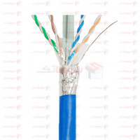 خرید کابل شبکه لگراند Cat6 FTP حلقه 305 متری PVC تست چنل